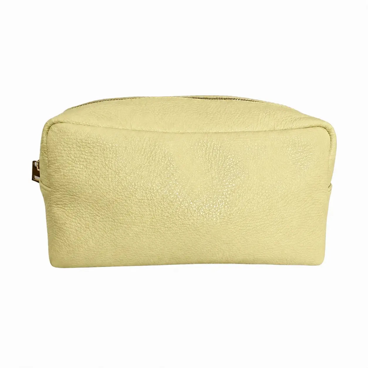 Beauty case pelle nuvola grande giallo