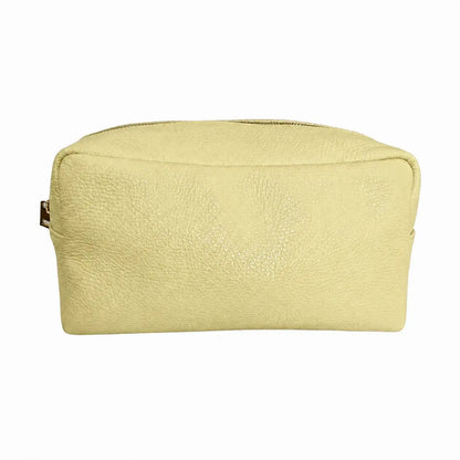 Beauty case pelle nuvola grande giallo