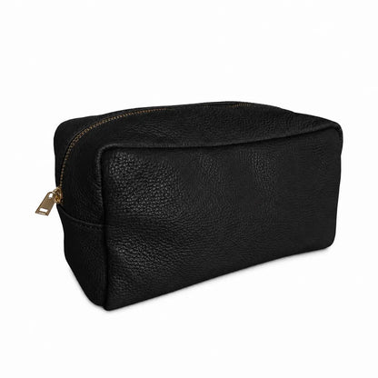 Beauty case pelle nuvola grande nero