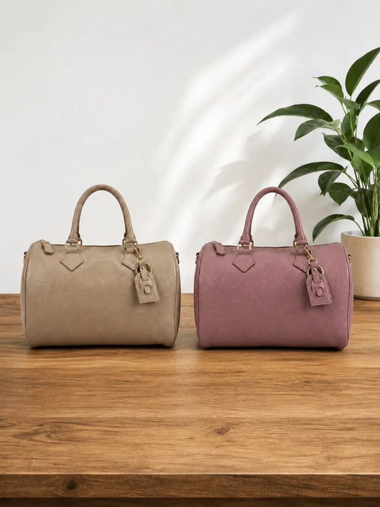 Borsa bauletto classico pelle martellata gruppo