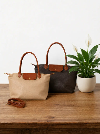 Borsa bottoncina maxi vera pelle gruppo