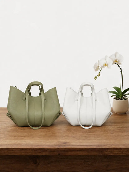 Borsa estendibile spalla mano capiente pelle extension gruppo