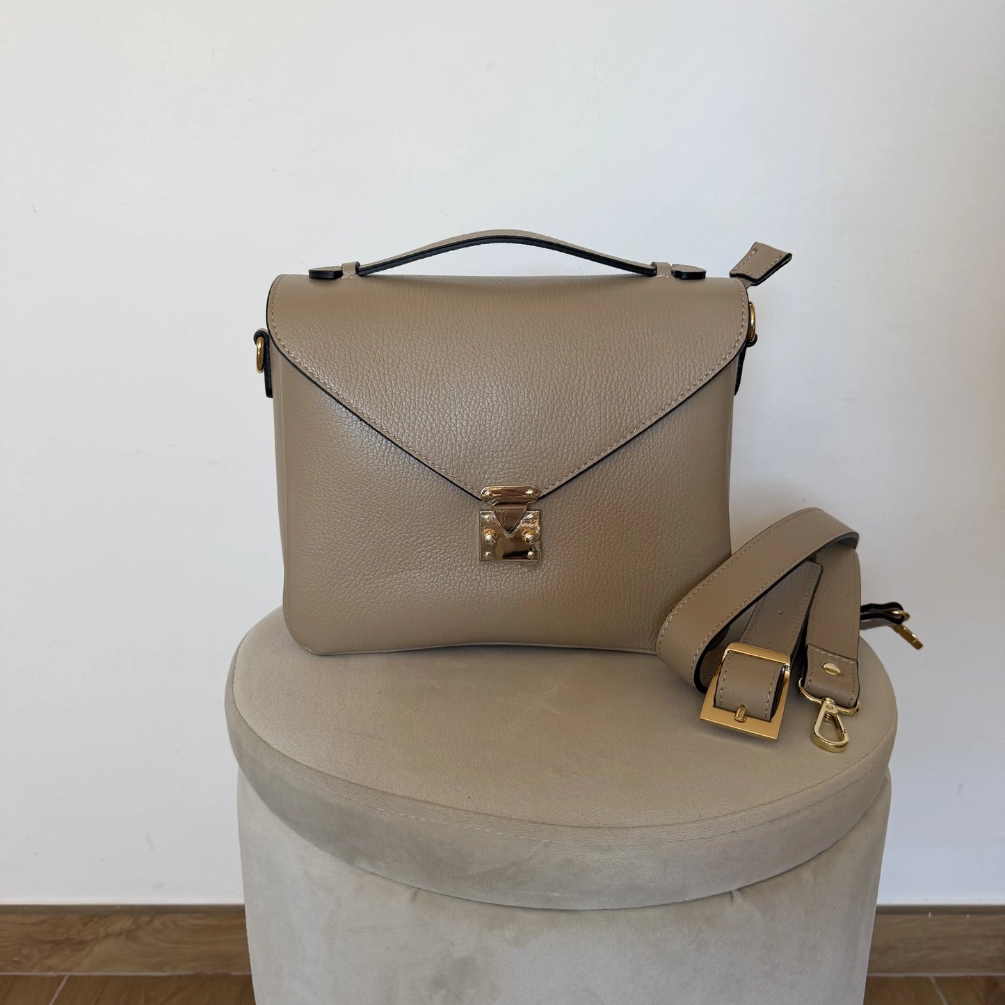 Borsa Mano Tracolla Delia Beige