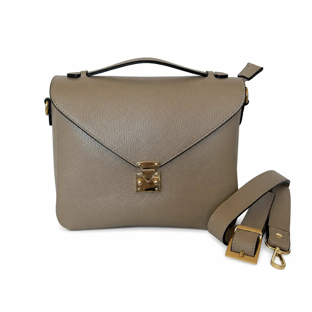 Borsa mano tracolla delia beige