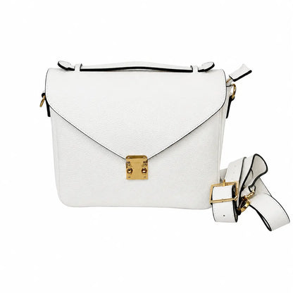 Borsa mano tracolla delia bianca