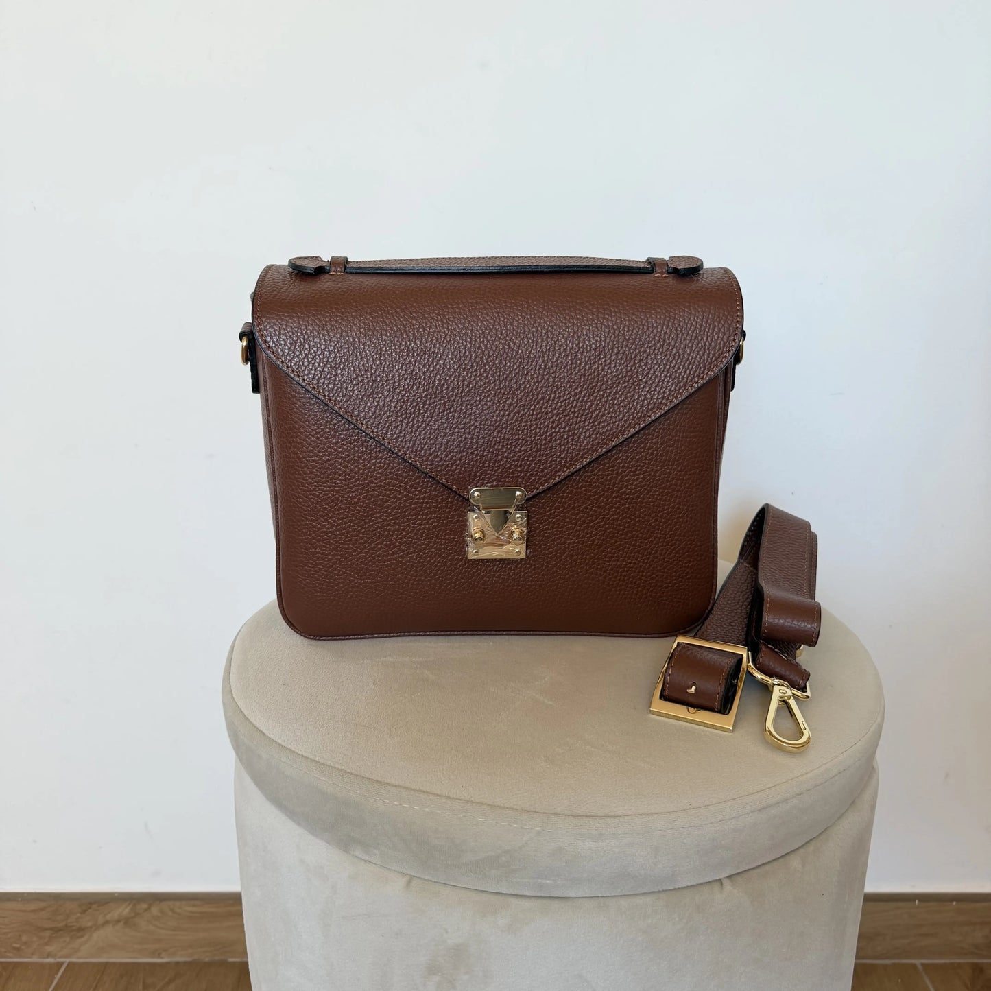 Borsa Mano Tracolla Delia Cioccolato