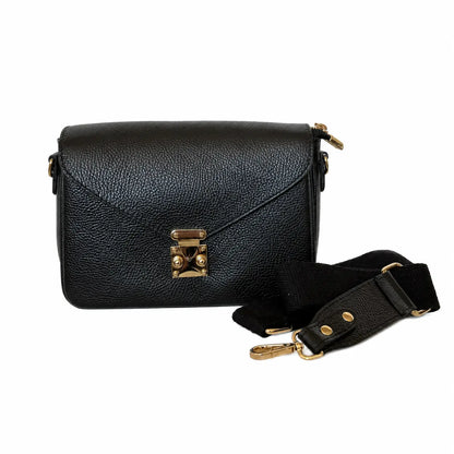 Borsa mano tracolla delia piccola nera