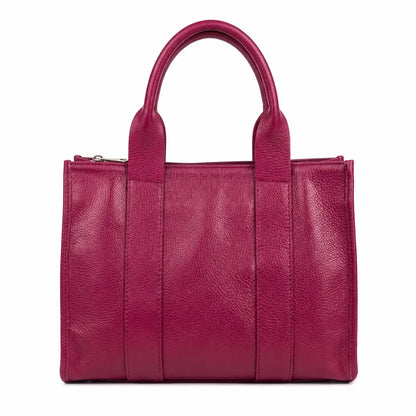 Borsa mano tracolla tote Borgogna