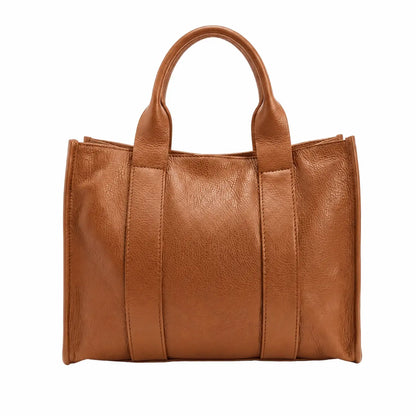 Borsa mano tracolla tote Cuoio