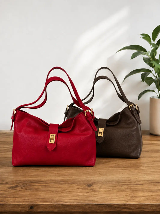 Borsa maya pelle spalla tracolla gruppo