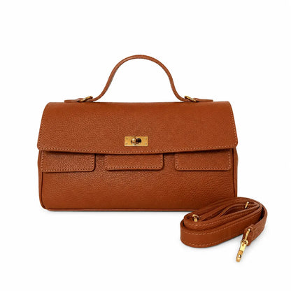 Borsa pelle martellata aura cuoio