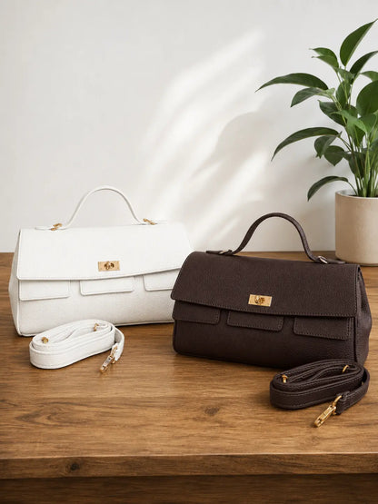 Borsa pelle martellata aura gruppo