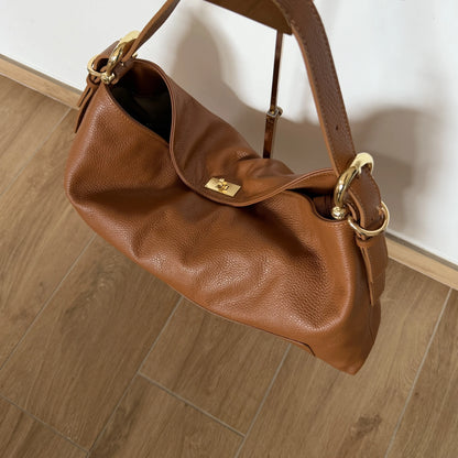 Borsa spalla sacca sandy cuoio superiore