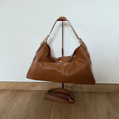 Borsa spalla sacca sandy cuoio