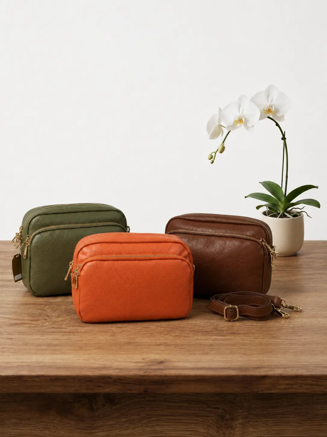 Borsa tracolla doppio scomparto gruppo