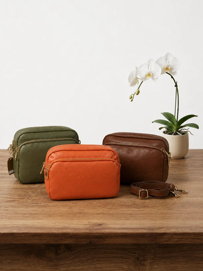 Borsa tracolla doppio scomparto gruppo