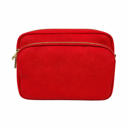 Borsa tracolla doppio scomparto rossa