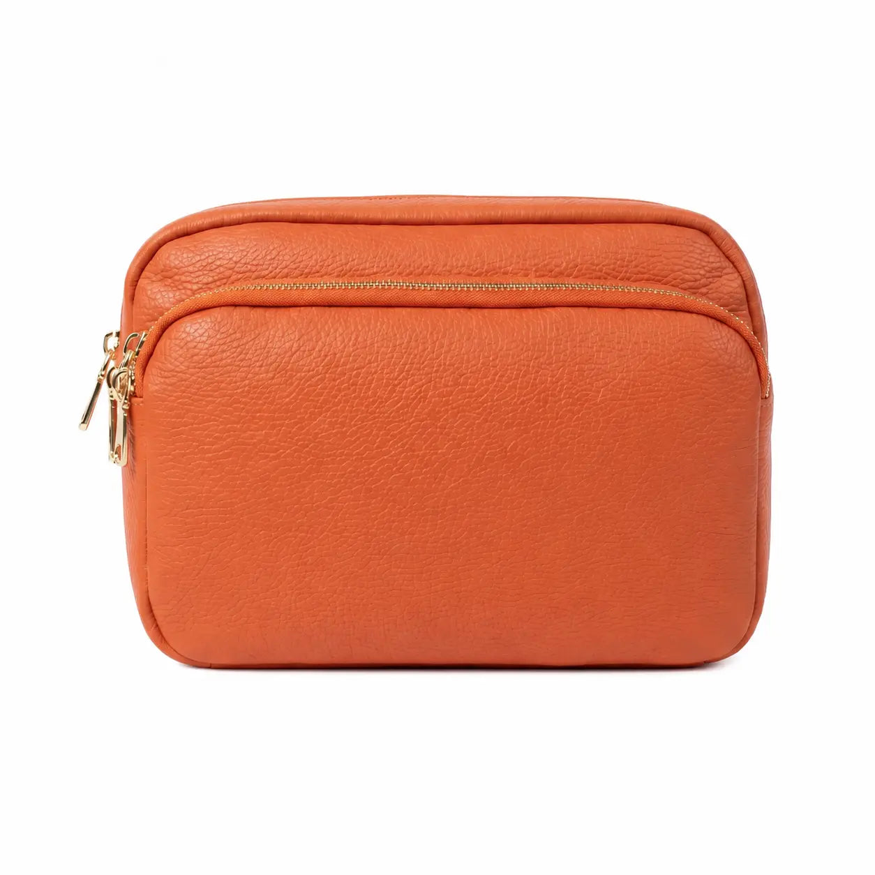Borsa tracolla doppio scomparto zucca
