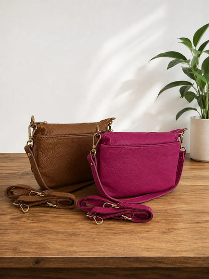 Borsa tracolla multi scomparto zippetta gruppo