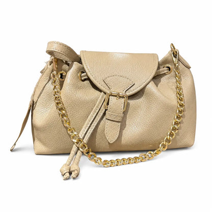 Borsa tracolla pasticciotta beige