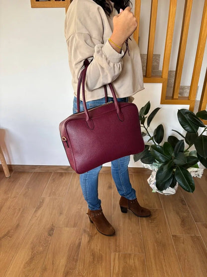 Borsa Tracolla Quadrotta Indossata