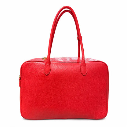 Borsa tracolla quadrotta rossa