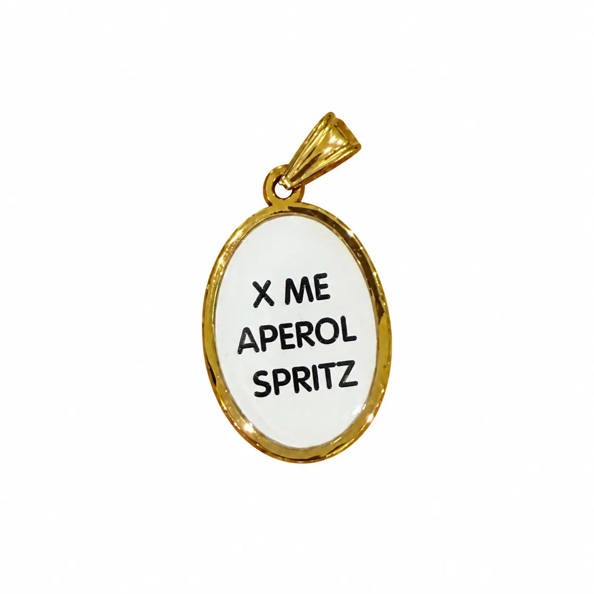 Ciondolo con frasi x me aperol spritz