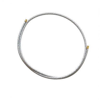Collana magnetica intrecciata argento