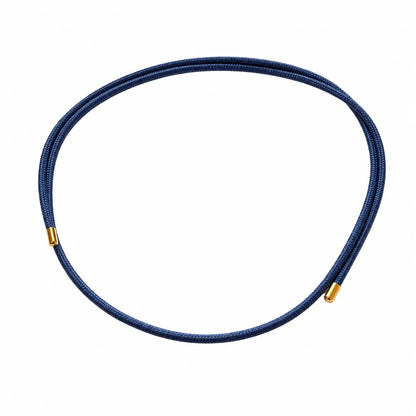 Collana magnetica intrecciata blu