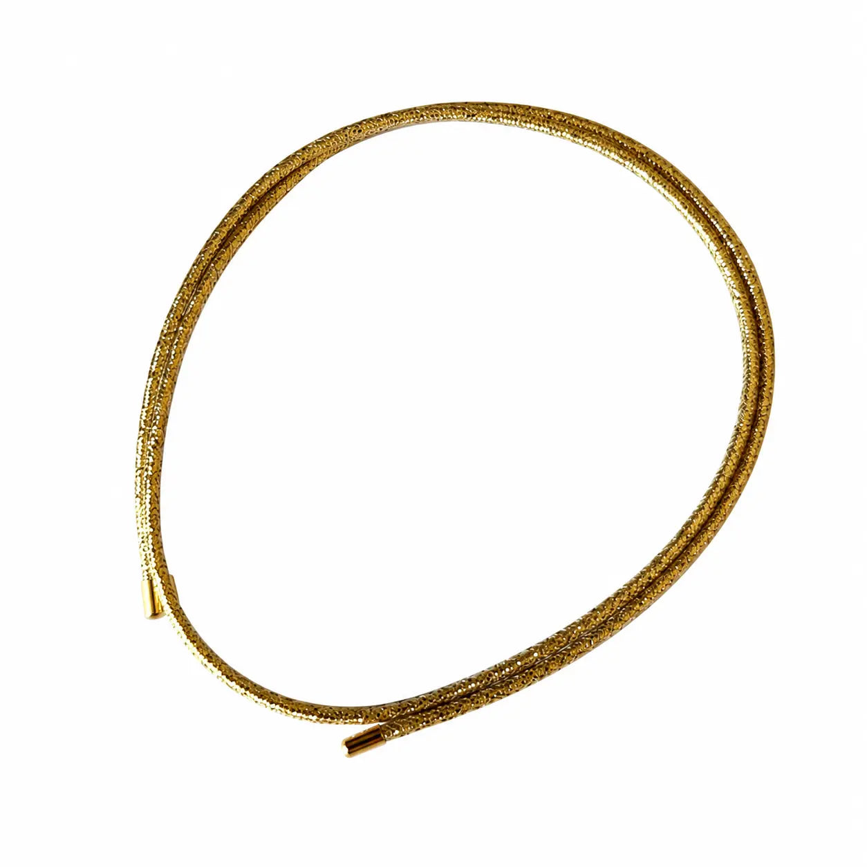 Collana magnetica intrecciata oro