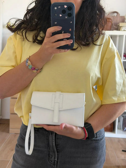Pochette busta pelle tracolla dettaglio1