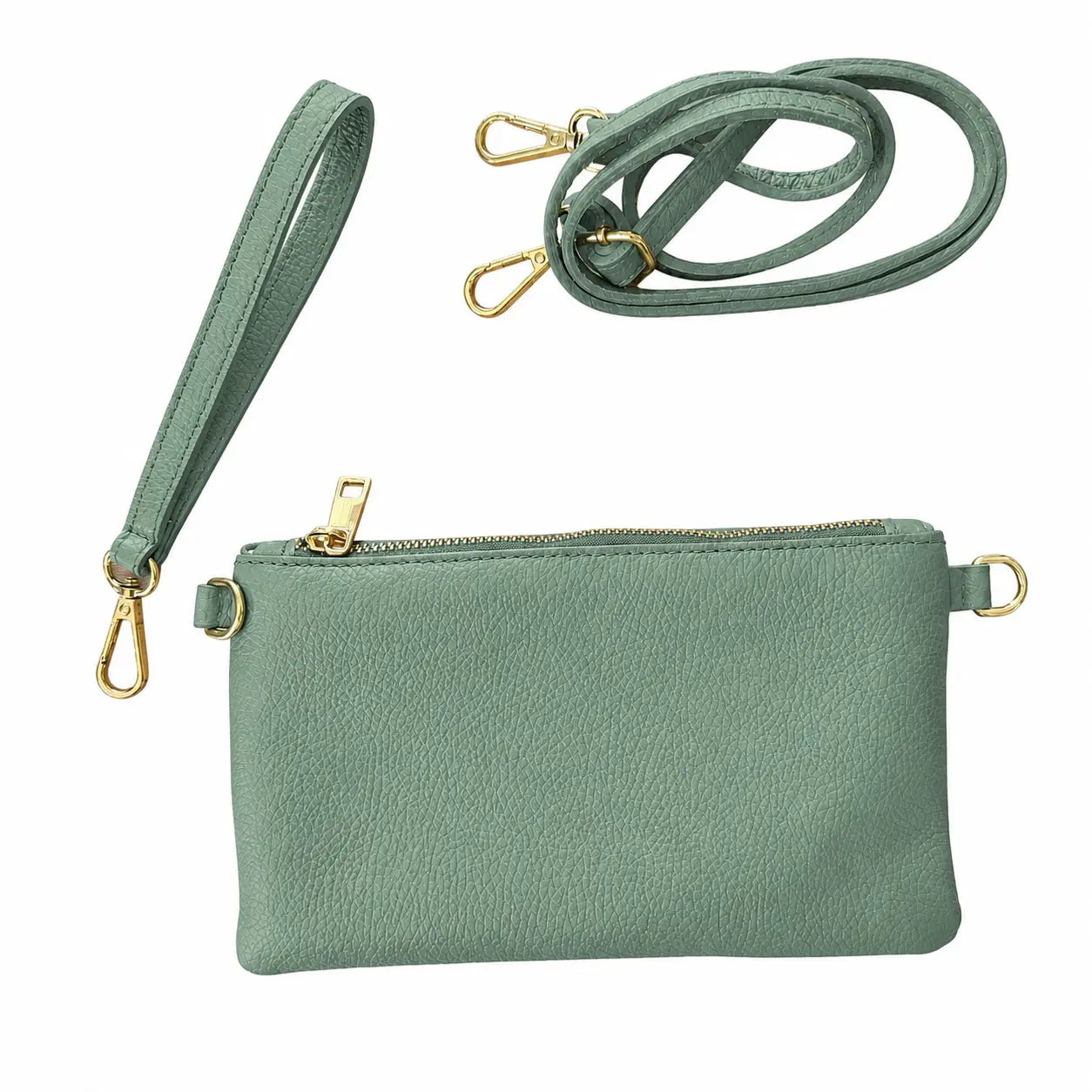Pochette donna piccina piccio verde salvia