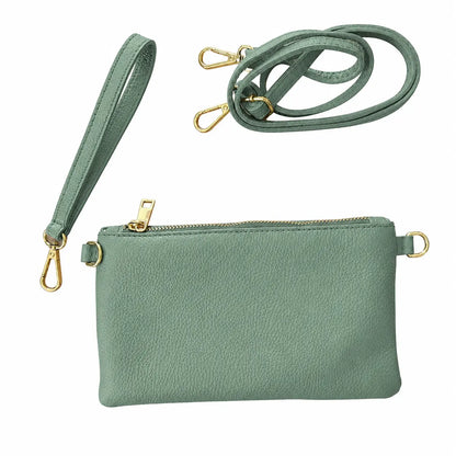 Pochette donna piccina piccio verde salvia