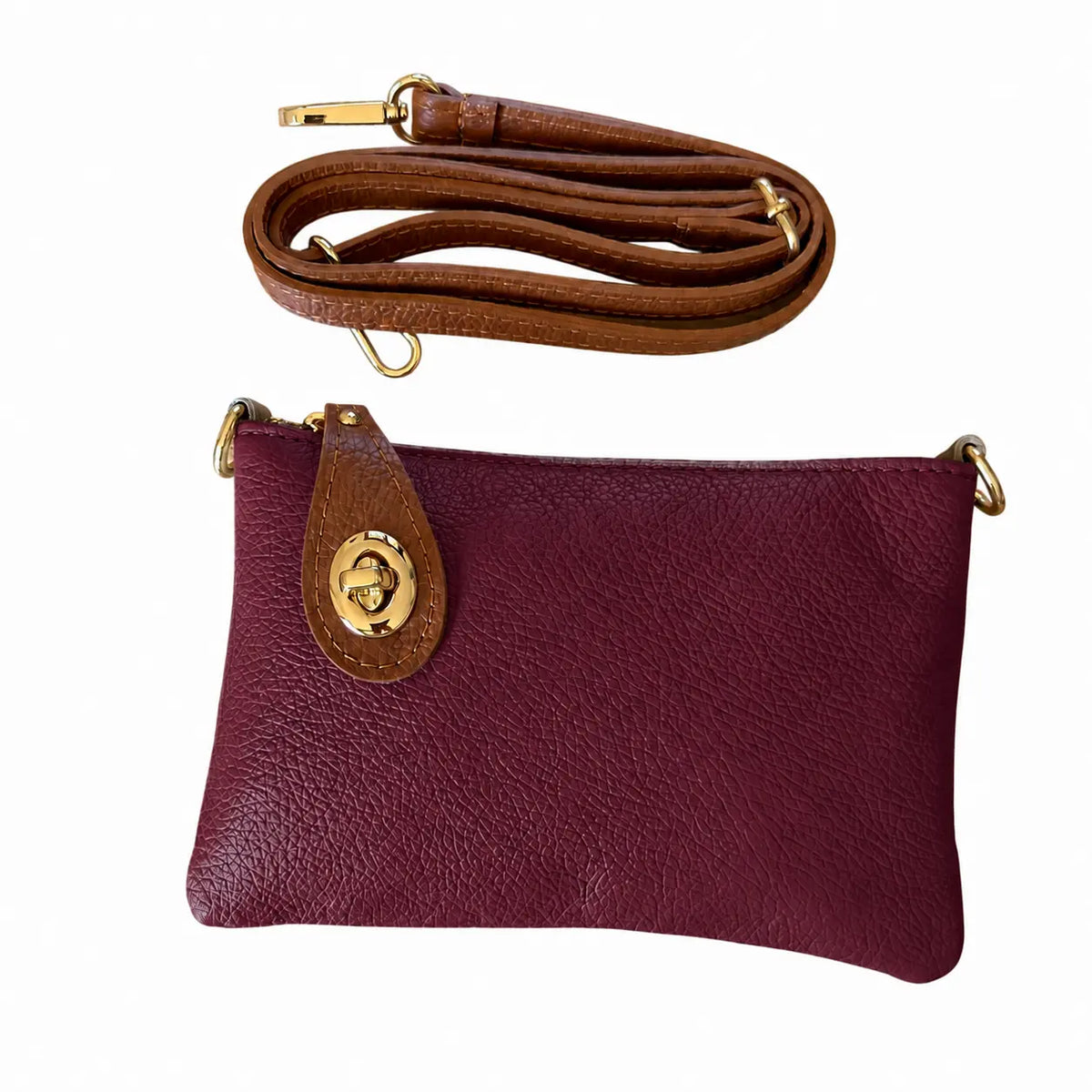Pochette goccina borgogna