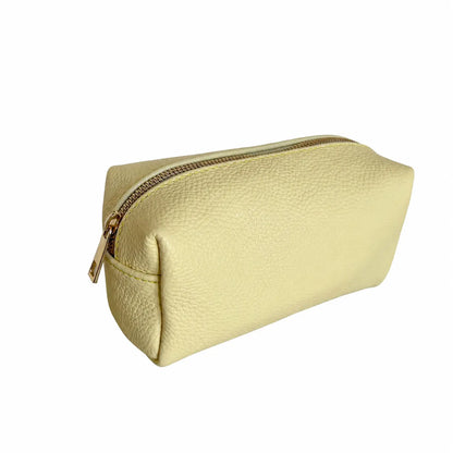Pochette nuvola pelle media giallo