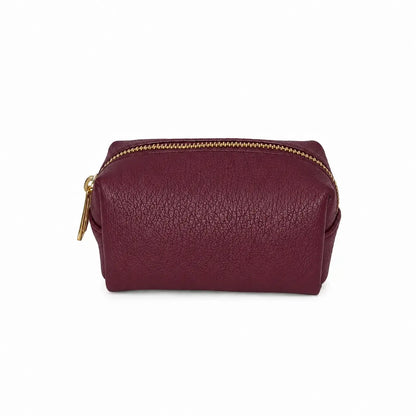 Pochette pelle nuvola piccola borgogna