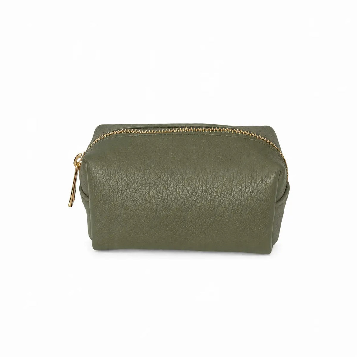 Pochette pelle nuvola piccola verde militare