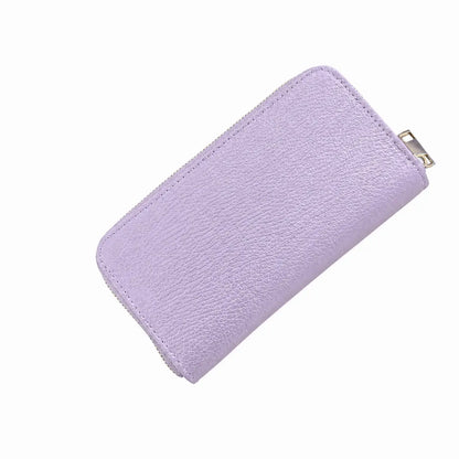 Portafoglio classico donna zip around lilla