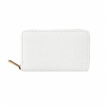 Portafoglio classico vera pelle bianco
