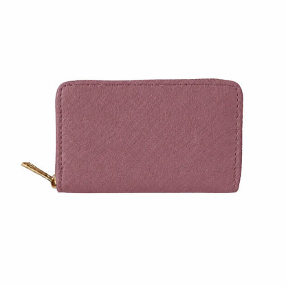 Portafoglio classico vera pelle rosa antico