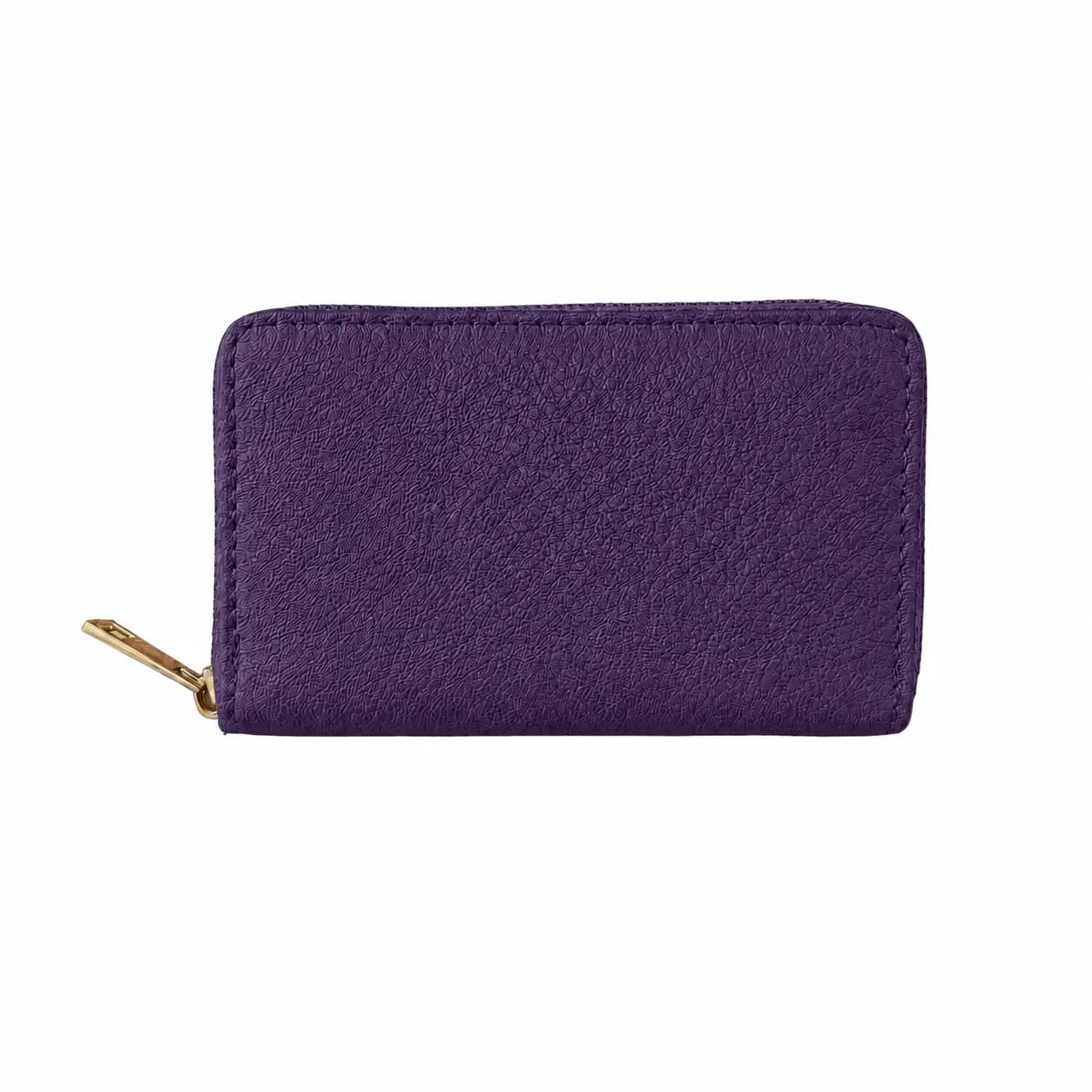 Portafoglio classico vera pelle viola