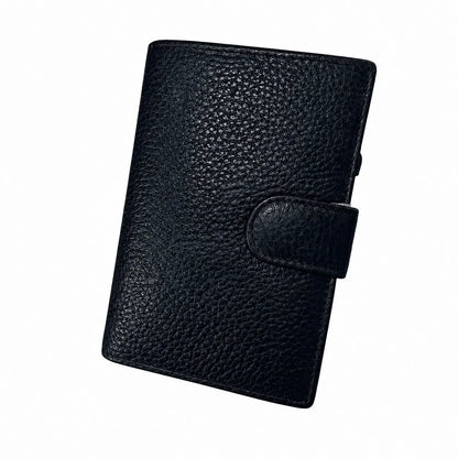 Portafoglio dandy pelle blu navy