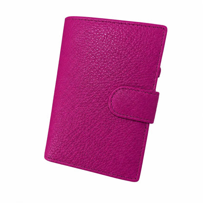 Portafoglio dandy pelle fucsia