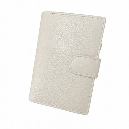 Portafoglio dandy pelle panna