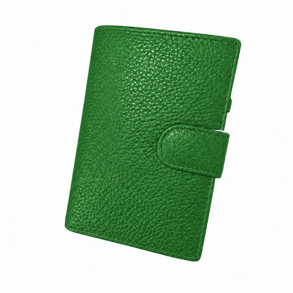 Portafoglio dandy pelle verde prato