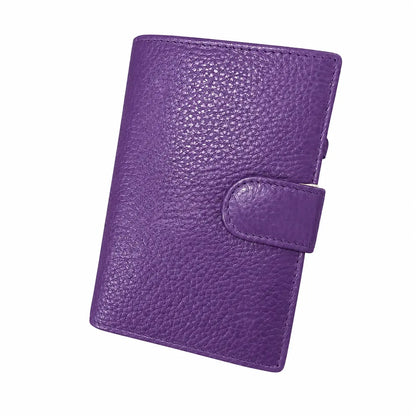 Portafoglio dandy pelle viola