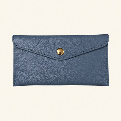 Portafoglio piatto vera pelle donna carta da zucchero