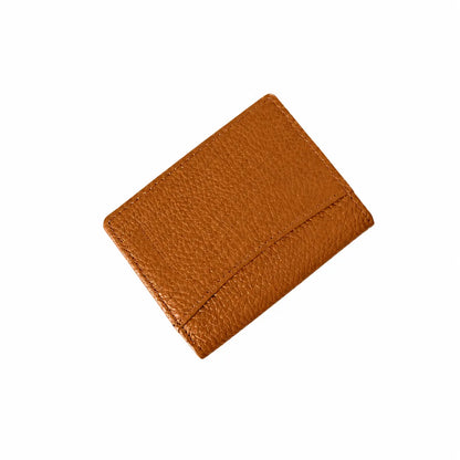 Portatessere slim pelle martellata cuoio