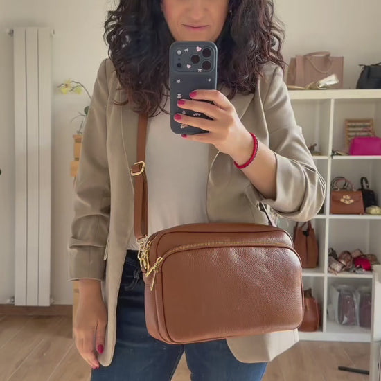 borsa-tracolla-doppio-scomparto-video