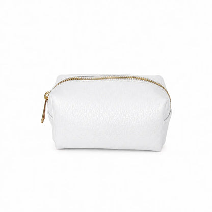 Trousse pelle nuvola piccola bianca